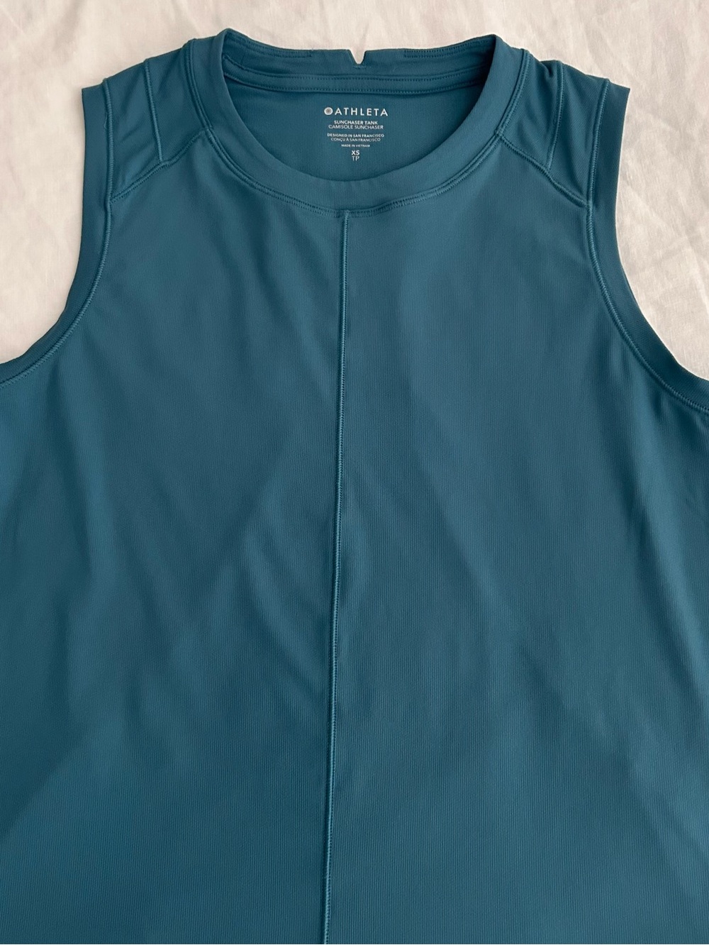 ATHLETA Sunchaser UPF Tank Borealis Green ~ Size XS - Picture 5 of 7